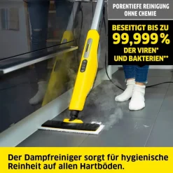 Dampfreiniger SC 3 Upright EasyFix für porentiefe Reinigung mit Dampf, ca. 60 m²