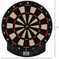 Dartboard, schwarz, Kunststoff