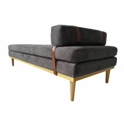 Daybed, Strukturstoff, mit Kopf- und Nackenstütze