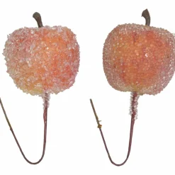 Deko-Apfel-Pick, 20 g, rosa