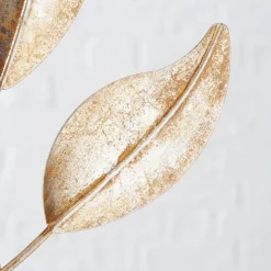 Dekoaufsteller »Lingua«, BxH: 12 x 74 cm, Eisen, goldfarben