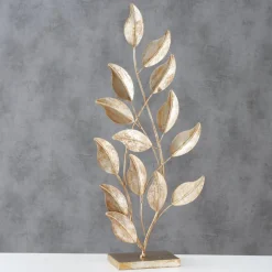 Dekoaufsteller »Lingua«, BxH: 12 x 74 cm, Eisen, goldfarben