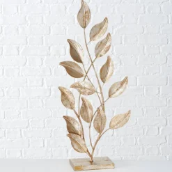 Dekoaufsteller »Lingua«, BxH: 12 x 74 cm, Eisen, goldfarben