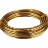 Dekodraht, Länge: 5 m, Aluminium, goldfarben