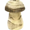 Deko-Figur Holzpilz, L 9 x B 9 x H 13 cm, natur