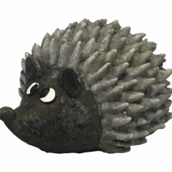Dekofigur, Igel, schwarz-grau