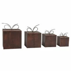Deko-Geschenkpakete, SchmiedeEisen, rostfarben