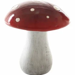 Deko-Pilz Fliegenpilz, D 12 x H 13 cm, rot/weiss, Keramik