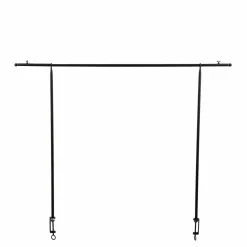 Dekorationsbalken, schwarz, Metall