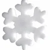 Deko-Schneeflocke, Ø: 11 cm, Vlies, 4 Stück