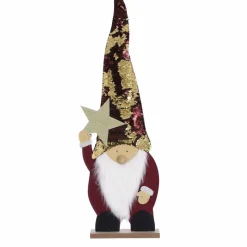 Deko-Weihnachtsmann, Höhe: 95 cm, rot