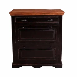 Dielen-Set »CORSICA«, Holz, schwarz