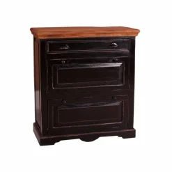 Dielen-Set »CORSICA«, Holz, schwarz