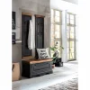 Dielen-Set »CORSICA«, Mangoholz, schwarz/honig