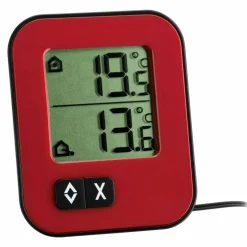 Digitalthermometer, Breite: 5,7 cm, Temperaturbereich: -10 bis 50 °C