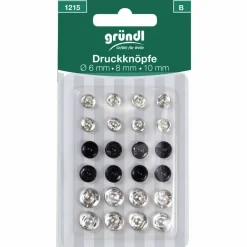 Druckknöpfe, Zinklegierung