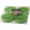 Duftkerze, apfelgrün, Duft: Citronella