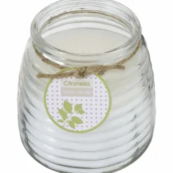 Duftkerze, Ø: 12 cm, bunt, Duft: Zitronella