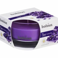 Duftkerze »True Scents«, lila, Duft: Lavendel