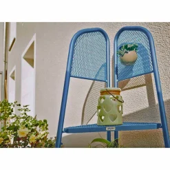 Eckregal »Ekko«, HxT: 180 x 48 cm, blau