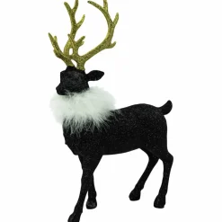 Elchkopf, Höhe: 36,5 cm, schwarz