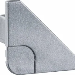 Endkappe »Delta-Profil«, BxHxL: 0,8 x 2 x 2cm, aluminiumfarben