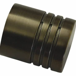 Endknopf, Chicago, Zylinder, 20 mm, 2 Stück, Bronze