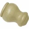 Endknopf, Lugano Classic, Rund, 28 mm, Holz