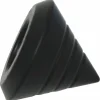 Endknopf, Memphis, Kegel, 16 mm, 2 Stück, Schwarz