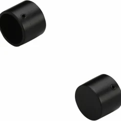 Endstück, Blues, Kappe, 20 mm, 2 Stück, Schwarz