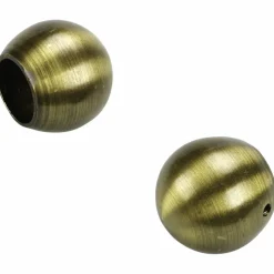 Endstück, Blues, Kugel, 20 mm, Bronze
