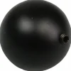 Endstück, Bologna, Kugel, 16 mm, 2 Stück, Schwarz