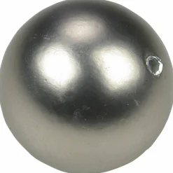 Endstück, Bologna, Kugel, 16 mm, 2 Stück, Silber