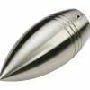 Endstück »Bullet«, edelstahlfarben, Metall