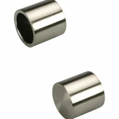 Endstück, Kappe, 16 mm, 2 Stück, Silber