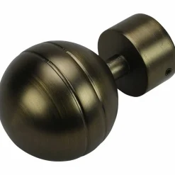 Endstück »Kugel«, bronzefarben, Metall