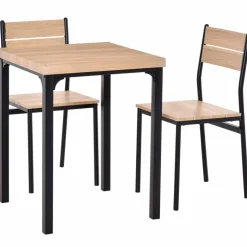 Essgruppe, BxT: 60 x 60 cm, 2 Sitzplätze, natur