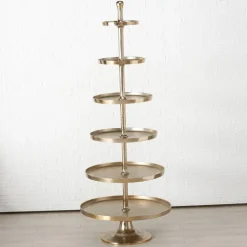 Etagere »Phill«, Höhe: 200 cm, Aluminium, goldfarben