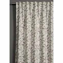 Fertigschal, Polyester/Leinen, blickdichter, leicht abdunkelder Stoff