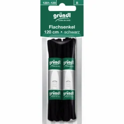 Flachsenkel, schwarz, Baumwolle/Polyester