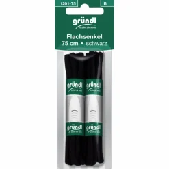 Flachsenkel, schwarz, Baumwolle/Polyester