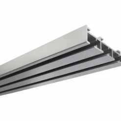 Flächenvorhangschiene »Atlanta«, Länge: 2100 mm, 3-läufig, Aluminium