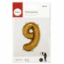 Folienballon, Folie, goldfarben