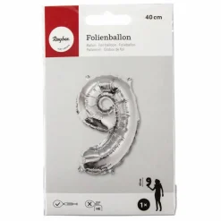 Folienballon, Folie, silberfarben