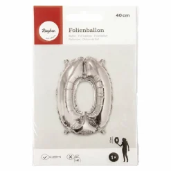 Folienballon, Folie, silberfarben