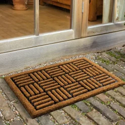 Fußmatte »Coco Home«, Höhe: 1,6 cm, Rutschfest, Antibakteriell, Kokos/Gummi