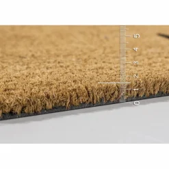 Fußmatte »Coco Smart«, halbrund, Höhe: 1,5 cm, Rutschfest, Antibakteriell, Kokos
