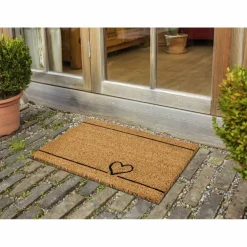 Fußmatte »Coco Smart«, Höhe: 1,5 cm, Rutschfest, Antibakteriell, Kokos