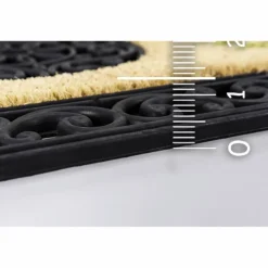 Fußmatte »Coco Twin«, Höhe: 1,3 cm, Rutschfest, Antibakteriell, Kokos
