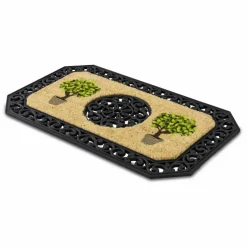 Fußmatte »Coco Twin«, Höhe: 1,3 cm, Rutschfest, Antibakteriell, Kokos
